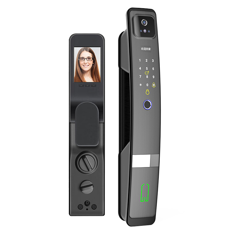 Enrique Tuya Security Fully Automatic 3D Face Recognition Biometric Fingerprint Smart Lock Outdoor D